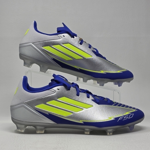 Adidas F50 League Messi Firm Ground Soccer Cleats Grey IG0918 Mens Size 11.5 New main image 4